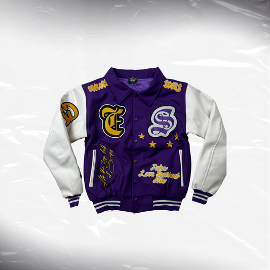 Varsity Jacket - Purple